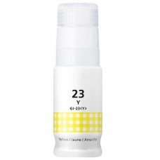 BOUTEILLE D'ENCRE CANON GI-23Y COMPATIBLE JAUNE BOUTEILLE D'ENCRE CANON GI-23Y COMPATIBLE JAUNE