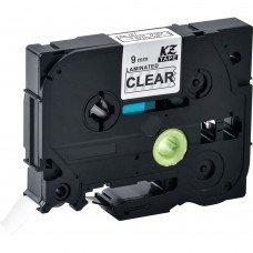 Brother TZE-121 RUBAN POUR ÉTIQUETEUSE 9MM (0.35") COMPATIBLE (NOIR SUR CLAIR)
