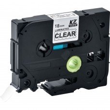 Brother TZE-141 RUBAN POUR ÉTIQUETEUSE 18MM (0.7") COMPATIBLE (NOIR SUR CLAIR)