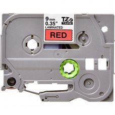 BROTHER TZE-421 RUBAN POUR ÉTIQUETEUSE 9MM (0.35") COMPATIBLE (NOIR SUR ROUGE)