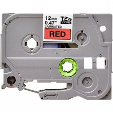 BROTHER TZE-431 RUBAN POUR ÉTIQUETEUSE 12MM (0.47") COMPATIBLE (NOIR SUR ROUGE)