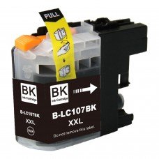 BROTHER LC107BK XXL COMPATIBLE INKJET BLACK CARTRIDGE
