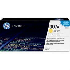 CARTOUCHE DE TONER LASER HP307A CE742A ORIGINALE JAUNE
